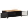 Coffee Table 90x50x37 cm Solid Rough Mango Wood Image 4