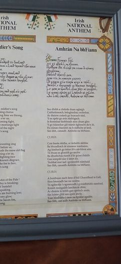 Irish National Anthem Gaelic and English