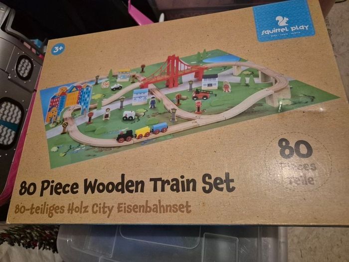 Wooden Train Set
