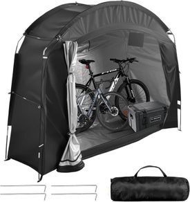 Outdoor Bike Storage Tent 210D Oxford Waterproof Bicycle Shed for 2-3 Bikes