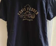 Eddie Vedder 2017 tour t shirt
