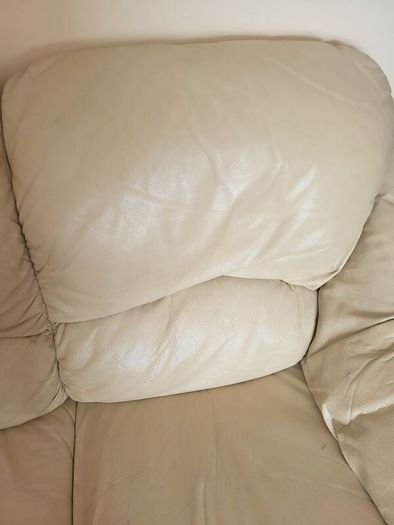 Leather 2 seater sofa