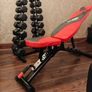weight bench & plates Image 2