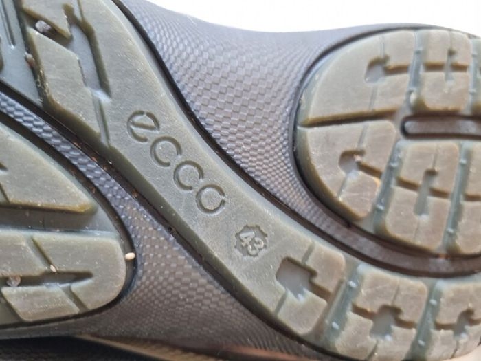 Ecco biom boots Size 9 eu 43 clay grey lace up in excellent condition
