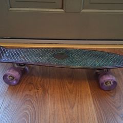 Skate board - 22" Mini Cruiser Skateboard with LED Light-Up Wheels