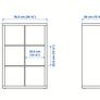 Kallax ikea unit with 5 boxes included Image 2