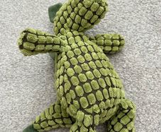 Jellycat Doppy Dino Green Bumpy Waffle Textured Dinosaur Retired Plush