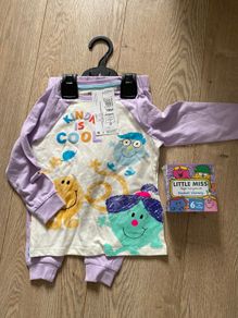 M&S little miss pyjamas and books