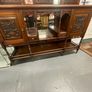 Antique Victorian Carved Walnut Mirror Back Sideboard Image 4