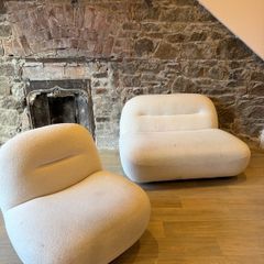 2 seater couch & swivel chair