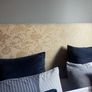 Free Double bed plus designer  headboard Image 5