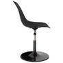 Swivel Dining Chairs 6 pcs Black PP Image 3