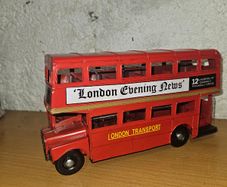 Handmade Tin London Bus