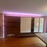 wall unit, made to fit a sitting room, in mint condition, fit with lights and glass doors, need gone asap Image 2