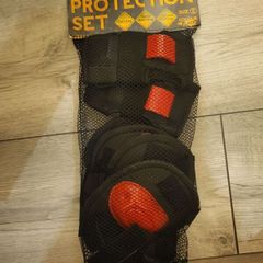 Blindside protective gear pads set S red