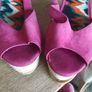 Ceruse Pink Wedge Sandals Image 3