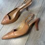 Lodi womans nude sling back shoes Image 6
