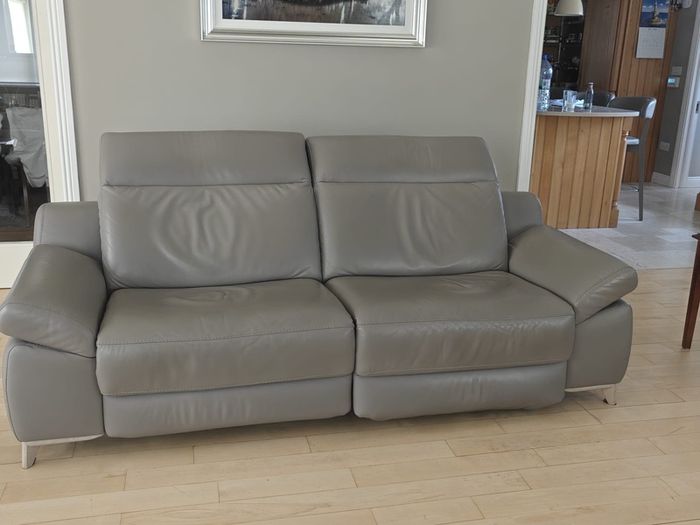 Leather couch