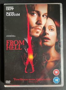 From Hell. DVD Movie. Staring Johnny Depp & Heather Graham