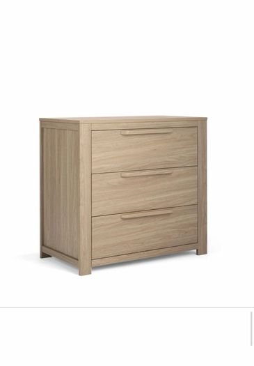 Franklin 2 Piece Cotbed Set with Dresser Changer - Oak