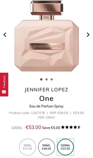 JENNIFER LOPEZ One Eau de Parfum Spray brand new