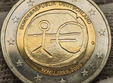 Germany WWU 1999-2009 G 2 Euro Coin Beautiful Uncirculated