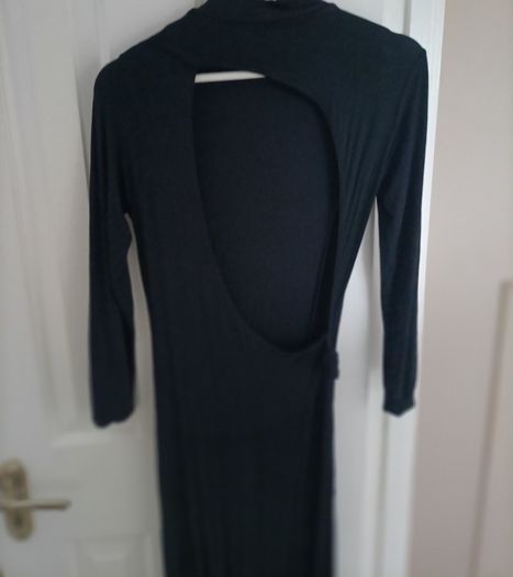 Black maxi dress size 10