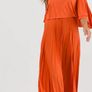 asos maxi one shoulder orange dress uk6 Image 3