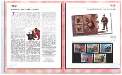 2006 Jersey (Channel Islands) Stamp Year Book (softback) issued by Jersey Post with 18 images of contents