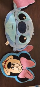Stitch and Minnie Mouse Cushions