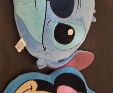 Stitch and Minnie Mouse Cushions