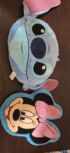Stitch and Minnie Mouse Cushions
