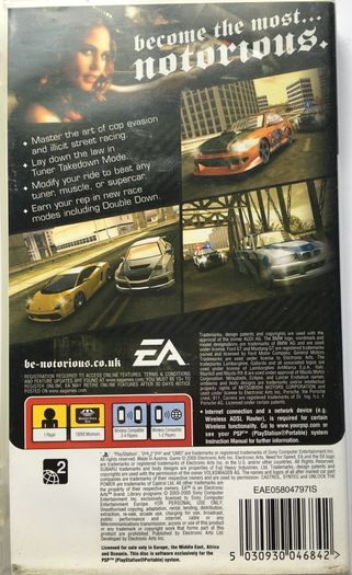 Need For Speed: Most Wanted 5.1.0 [2005] (PSP UMD Game)