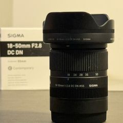 Sigma 18-50mm f/2.8 DC DN Contemporary (Sony E-mount)