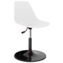 Swivel Dining Chairs 6 pcs White PP Image 5