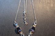 Solid silver pendant with Swarovski crystals