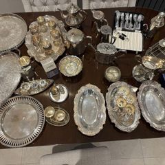 Mixture of Silver-Plated Pieces