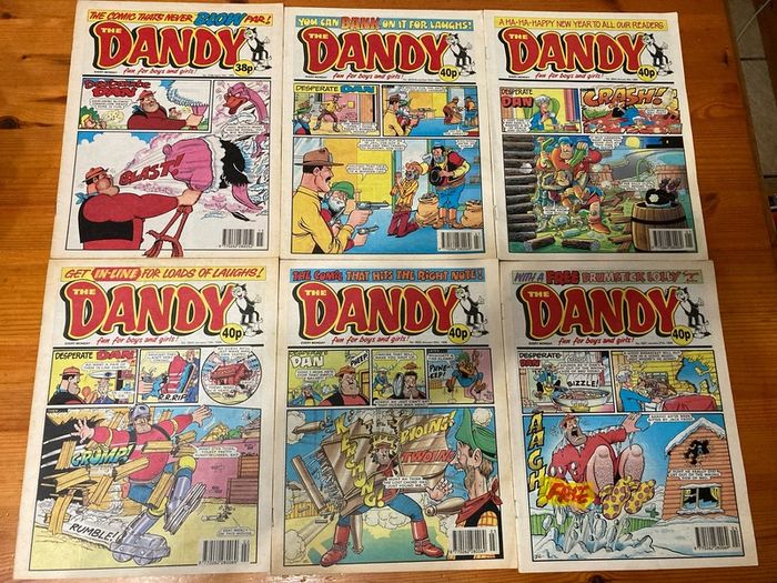 Comics: 'The Dandy' 1995,1996 and 1997 (51 comics)