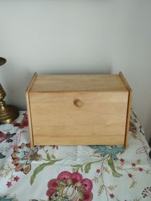 Wooden Bread Bin