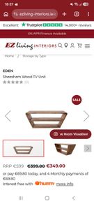 Eden sheesham Wood tv stand