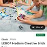 x2 Bundle - Lego Classic Creative Brick Box - 10696 - 484 Pieces - RRP - 29.99 & Brand New Play Away & Pack Away - Go Anywhere Storage & Play Mat - RRP - 14.99 = RRP - 44.00+ Image 9