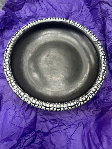 Black & White Carlton Art Deco Bowl