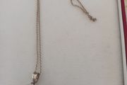 silver chain and pendant