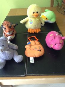 Soft toys one euro each