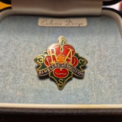 Vintage Ramblers Association enamel badge.