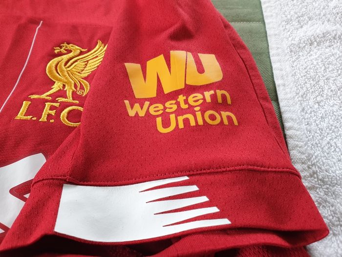 Liverpool Football Club Home Jersey 2019 to 2020 Childrens Extra Large New Balance YXL