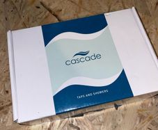 Cascade bathroom tap