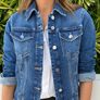 Lipsy women denim jacket size XS Image 6