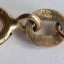 Vintage Solid 9ct Yellow Gold 375 Fancy Link Bracelet. Length 8" - 1,2g Image 5