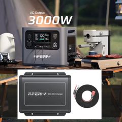 3kw AFERIY Power Station + 580w car charger